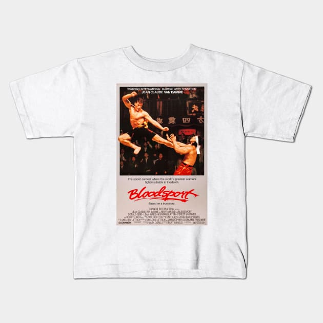 Bloodsport Poster Shirt Kids T-Shirt by HipHopTees